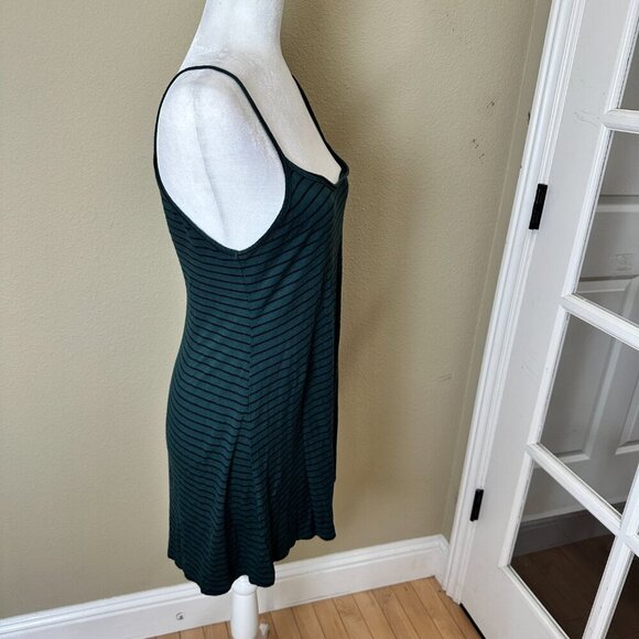 FOREVER 21 Strappy Stripe Knit Stretch Tank Sun Dress Size Small - Picture 6 of 7
